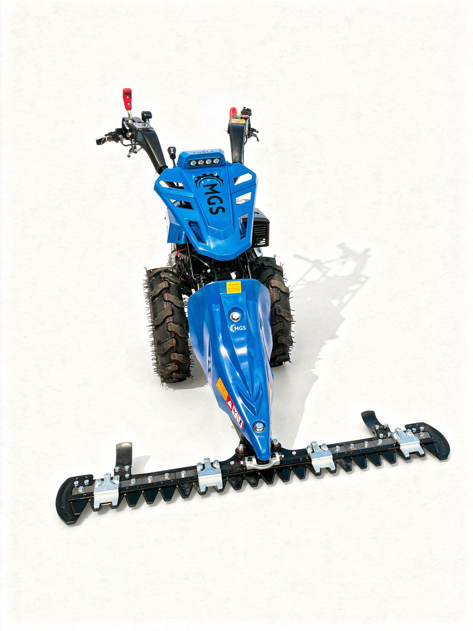 MGS-745LE Einachsschlepper mit Balkenmäher – 15 PS Loncin, E-Start, hydraulische Lenkbremse