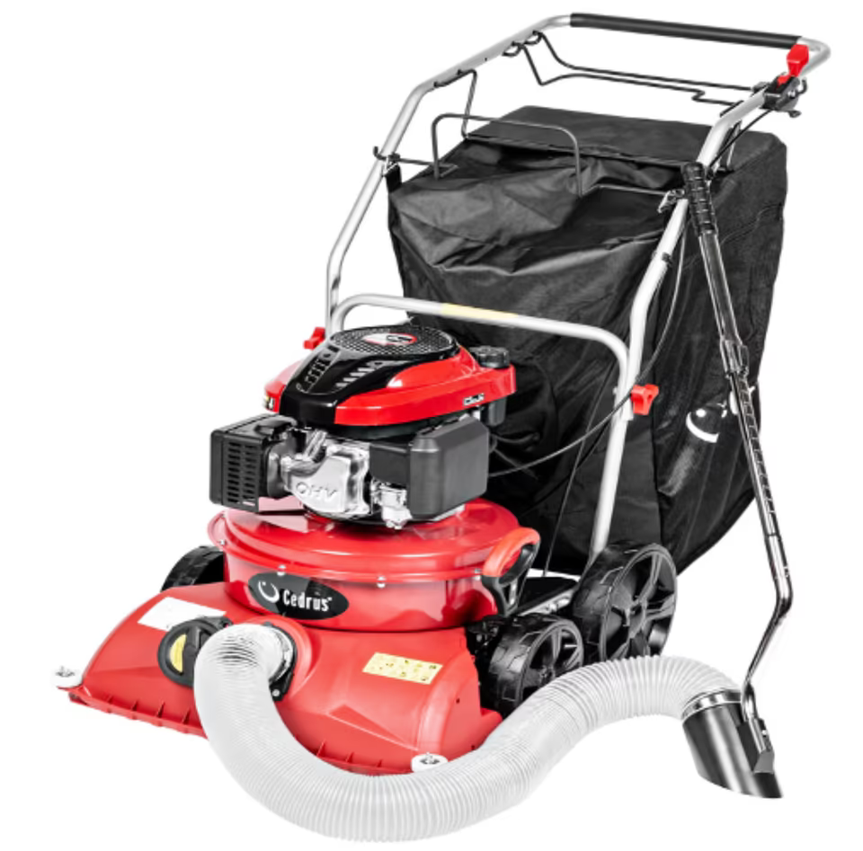 Benzinstaubsauger 4in1 Laubsauger fahrbar Radantrieb Laubsammler