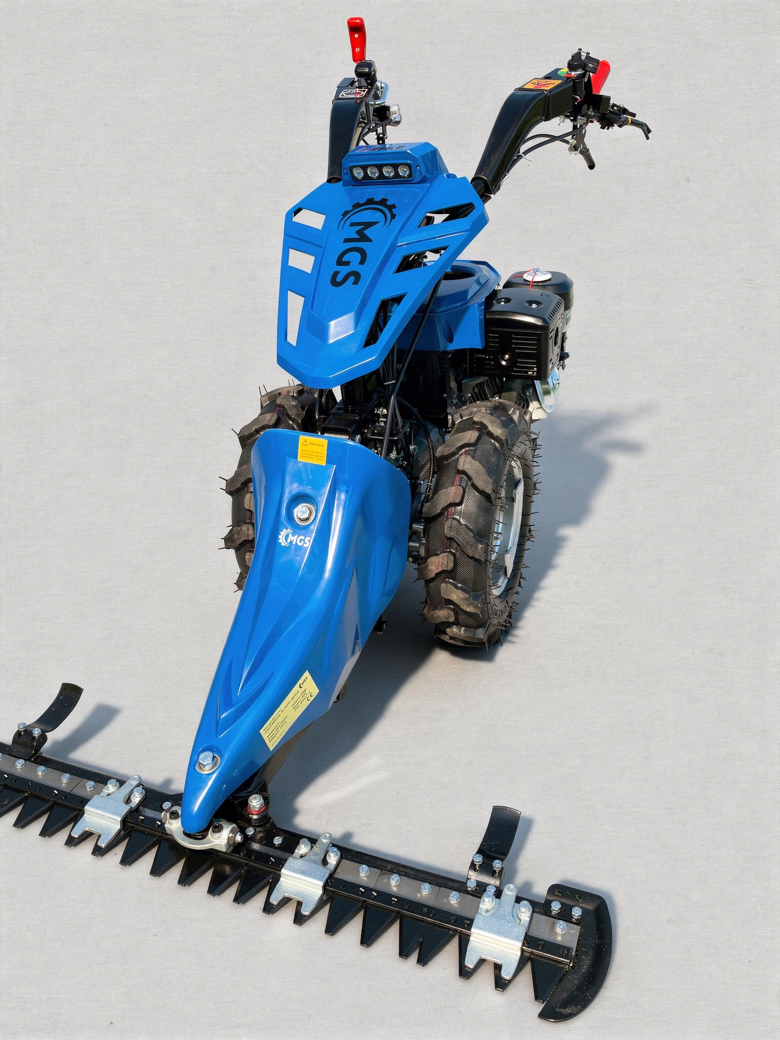 MGS-745LE Einachsschlepper mit Balkenmäher – 15 PS Loncin, E-Start, hydraulische Lenkbremse