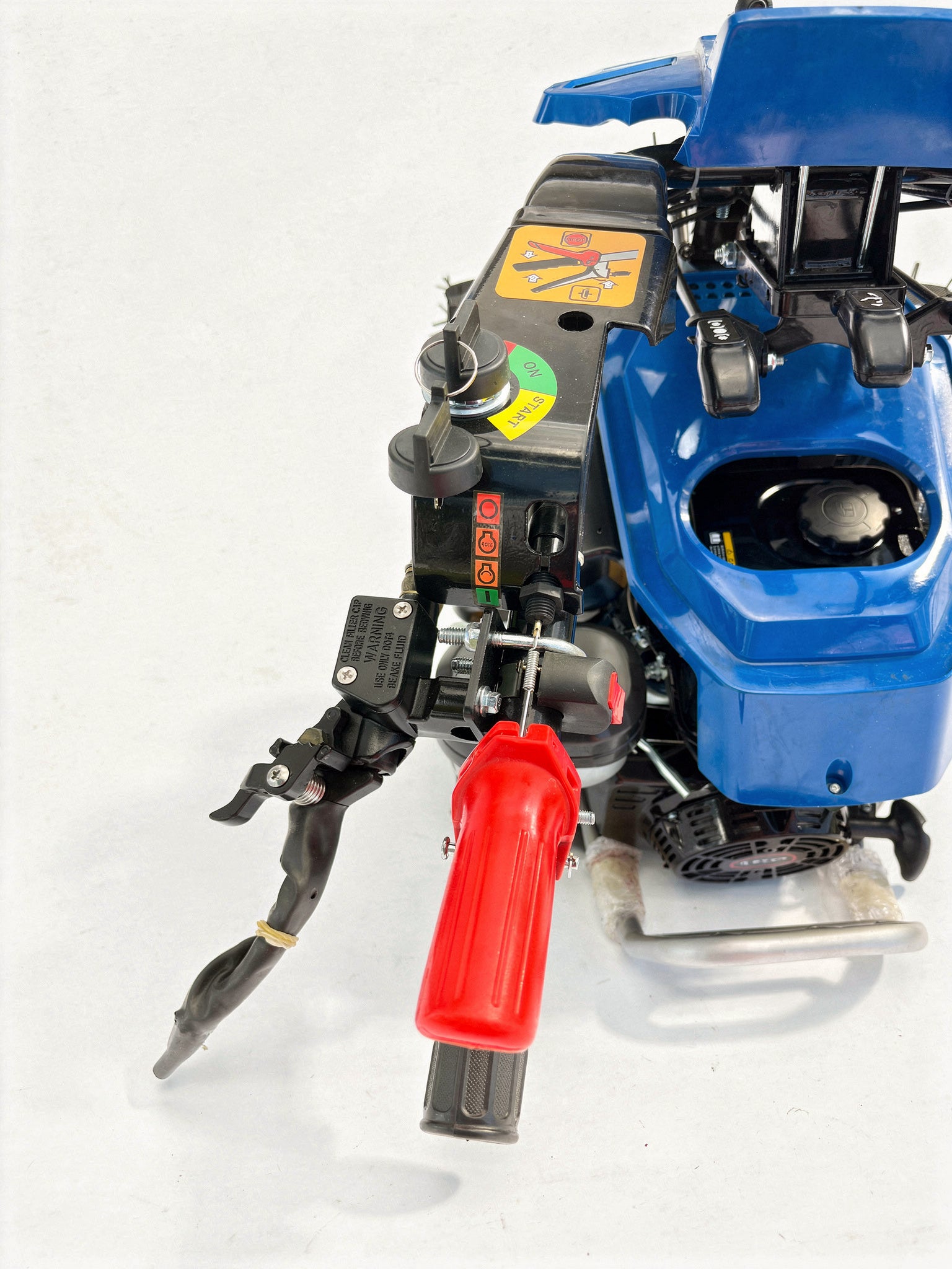 MGS-745LE Einachsschlepper mit Balkenmäher – 15 PS Loncin, E-Start, hydraulische Lenkbremse
