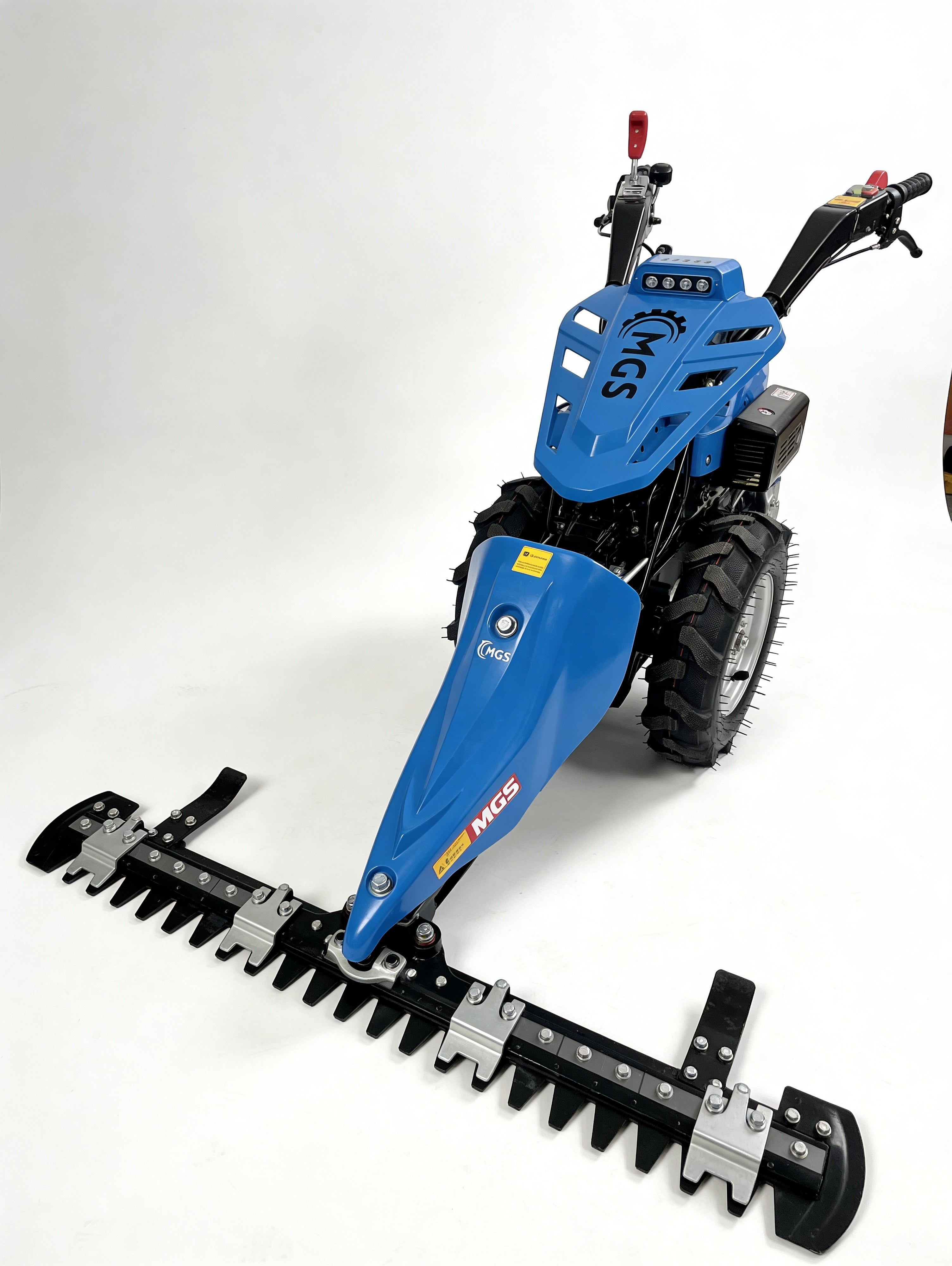 MGS-745LE Einachsschlepper mit Balkenmäher – 15 PS Loncin, E-Start, hydraulische Lenkbremse